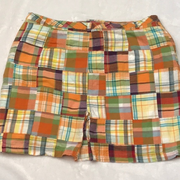Pendleton Petite Lined Madras Skirt. Sz. 16 - Picture 4 of 5